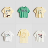 HM Auth boys' cotton summer T-shirt (Link 2) Size 4-6m to 3-4y