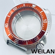 Vỏ Đồng Hồ Bằng Thép Không Gỉ 44mm Bạc NH34 NH35 NH36 NH38 NH70 NH72 Phong Trào Tương Thích Màu Đen