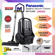 Panasonic 2000W Mega Cyclonic Bagless Vacuum Cleaner MC-CL605 / MC-CL605KV47 Pembersih Habuk vakum r