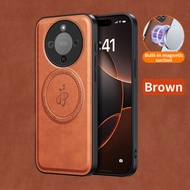 For Honor X9D 5G Magnetic PU Leather Case Cover for Honor X9 D X9d X70 Wireless Charging Protective 