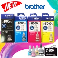 หมึกแท้ Brother รุ่น BT-D60 BK / BT-6000 BK / BT- หมึกแท้ 100% BT-D60หมึกเติมแท้ ชุด 4 สี BrotherBT-