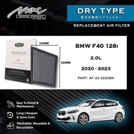 BMW F40 128i 2.0L 2020 to 2023 33-3025MX Max Racing Exhaust Performance Drop-in Dry Type Air Filter