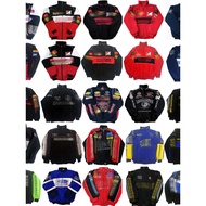 [Premium] Jaket Perlumbaan F1 Jaket Kapas Motosikal Jaket Menunggang Motosikal Gaya Retro Amerika un