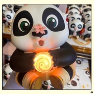 Movie Park Sakura Po Ah's Popcorn Tub Souvenir Kung Fu Po Piggy Bank Glow-in-the-Dark Toy