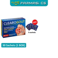 Live-Well Clearogout Alkalinising Effervescent Granules ( 30 Sachets + 5 Sachets ) EXP:11/2025