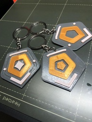 Valorant Gold rank set keyring / Gantungan Kunci