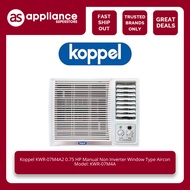 Koppel KWR-07M4A2 0.75 HP Manual Non Inverter Window Type Aircon