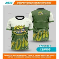 【READY STOCK】CDW Shirt Sublimation Print T-shirt | POLO Shirt