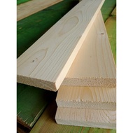 kayu pine tebal 19mm x lebar 90mm