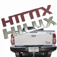 Tem Logo Chữ Nổi HILUX Dán Đuôi Xe