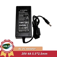 20V 2A 2.4A 3A 4A 5A AC DC Adapter Charger Power supply 5.5*2.5mm