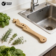 Handmade Herb Stripper Greens Stripper Herb Stripper Wooden 7-hole Leaf Stem Remover Tool for Vegeta