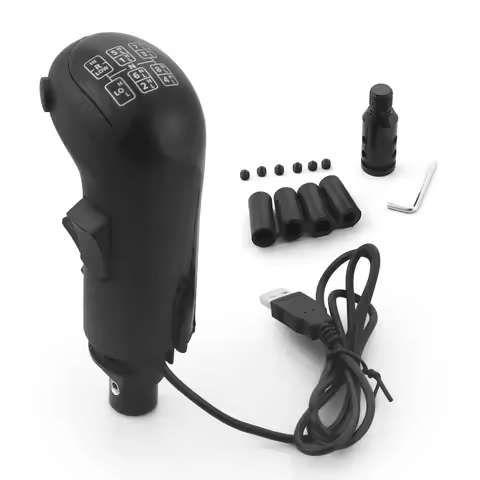 Left Hand USB Truck Simulator Shifter Knob Fit For Logitech G923 G29 G27 G25 TH8A for ETS2 & ATS Eur