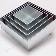 Aluminium Square Cake Tin / Cake Tin Square / Cake Tin 6/7/8/9/10 Inch