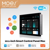 MOES Tuya Smart Home Control Panel Max 10.1inch Touch Screen with Bluetooth Zigbee Gateway Built-in 