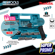MAKITA POWER TOOLS | DF001DW MAKITA 3.6V CORDLESS IN-LINE SCREWDRIVER | BUILT IN LED LIGHT