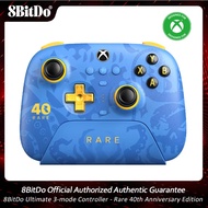 8BitDo Ultimate-3-Mode Controller RARE 40th for Xbox Series X|S & Xbox One, Apple, Windows PC With H