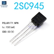 ((50 Pcs) In-Line 2SC945 C945 TO-92 NPN Low Power Triode Transistor 50V 150mA