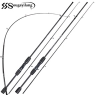 Sougayilang Fishing Rod 1.8m/5.9ft 2 Sections 5-10 Lb Spinning/Casting Fishing Rod For Fishing