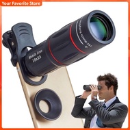 ♞APEXEL Universal 18x25 Monocular Zoom HD Optical Cell Phone Lens Observing Survey 18X Telephoto Le