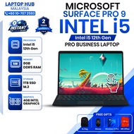Microsoft Surface Pro 9 | Intel i5 12th Gen | 13" Touch | 8GB DDR5 + 1TB SSD | 2-in-1 Tablet | 1-Yea