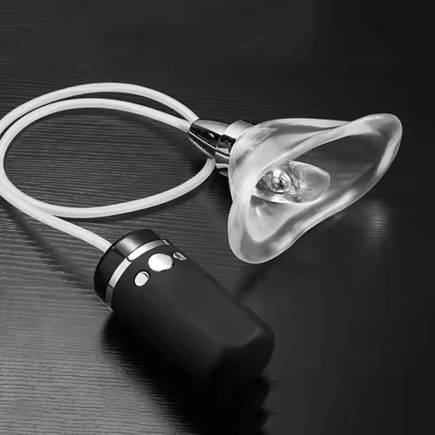 TPE Tongue Licking Pussy Pump Vagina Clitoris Sucker Electric Women Breast Massage Nipple Stimulator