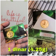 1 dinar (4.25g ) emas 999.9