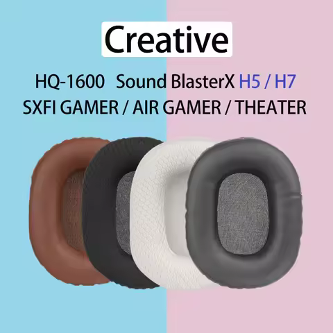HQ-1600 Earpads for Creative Sound BlasterX H5 H7 Headphones SXFI Air Gamer THEATER Ear Cushions Hea