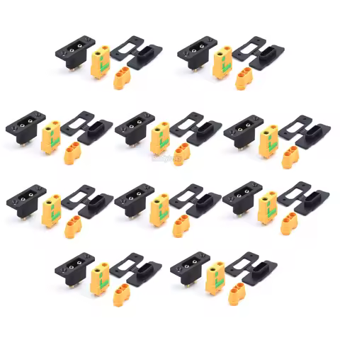 Amass XT90E-M XT90E Male & XT90 XT90H XT90 Female Battery Connector Plug Gold-plated Connector DIY f