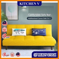 KitchenV READY STOCK Sofa Katil 2,3,4 Tempat Duduk/Sofa Istirehat-2 Seater,3 Seater or 4 Seater Foldable Sofa Bed
