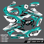 Decal sticker KLX Dtracker sticker Code-001
