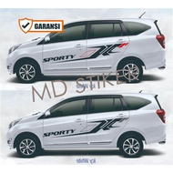 Sticker mobil sigra-calya sticker list sporty mobil sigra-calya stiker terlaris mobil sigra-calya