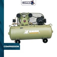 SWAN SVP202 Heavy Duty Air Compressor Flooded Piston 85Liter 2.0HP 8Bar Mesin Pam Angin Kompresor
