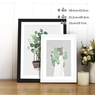 Photo Frame Size 4x6 5x7" 6X8" A4 3-Color Wood Graduation Small Picture Minimalist Modern Minimal