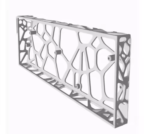 Holy60 Case Custom Hollow Keyboard Case Compatible GH60/mad60/Wooting/rakka Keyboard Shell 3D Printi