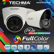 CCTV Camera 2MP Techma 2MP Full Color Outdoor CCTV Camera TCM-A1620FC