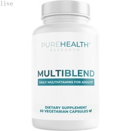PUREHEALTHRESEARCH Multifunctional Mixed Formula-Men Women Daily Multivitamins|Used for Energy, Immu