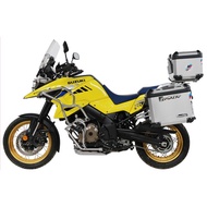 GSADV Suzuki V-Strom 1050/XT DL1050 Motorcycle Top Box Aluminium &amp; Side Box Aluminium With Pannier Rack