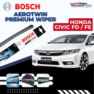 Honda Civic BOSCH Aerotwin Car Front Wiper Set | Basic Advantage Windshield Wiper Blades Premium Wiper Civic FD FE X