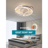 Fan Set Of Fans With Built-In High-End Lights, Smart Wall Lights, Ceiling Lights With Integrated Smart And Luxurious Fans