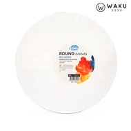 เฟรมผ้าใบ วงกลม เฟรมวงกลม เฟรมวาดรูป ผ้าใบวาดรูป Canvas Frame WAKU เฟรม 30x30 40x40 50x50 cm.