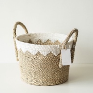 Byhand Limited Seagrass Woven BASKET/Large BASKET - Natural Home Decor/TERRA BASKET
