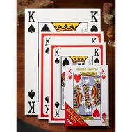 {Play Sheng Street} Playing Cards Oversized Texas Playing Cards 21: 00 Hundred Family Fun Arithmetic