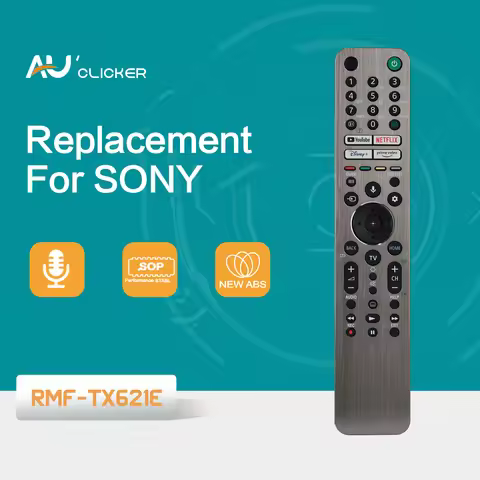 Backlight Voice Remote RMF-TX621E Replacement for Sony 4-inch 8K HD TV A80J A84J A90J W800 X75 X 75A