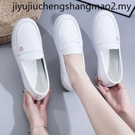 [Nurse Shoes] Nurse Shoes Women Soft-Soled Breathable Not Tired Summer Anti-Slip Flat Shoes White Co