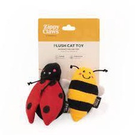 CAT TOY ZIPPY CLAWS: Ladybug &amp; Bee 2pk