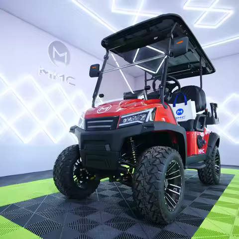 Small 4 Passenger Electric Golf Cart 72V Lithium Battery 4WD Off Road Buggy Club Car