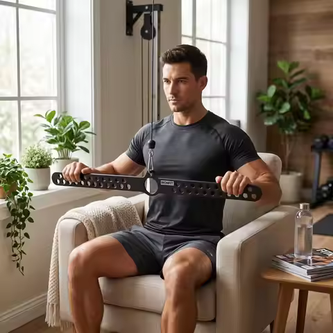 LAT Pull Down Bar with Multiple Holes Multi-Position Grip Pull-down Bar for