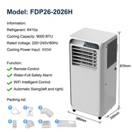 KANAZAWA Air Conditioner Household 1HP With WiFi Intelligent Control Household Portable Aircon With 