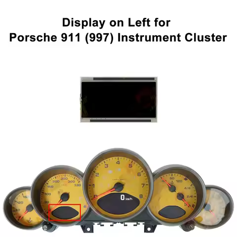 Left Side Display for Porsche 911 997 Cayman 987 Boxster 987 RUF Instrument